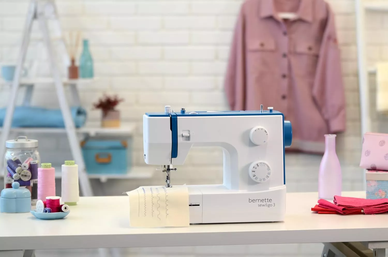 Bernette Sew&Go 3 — машина за работой