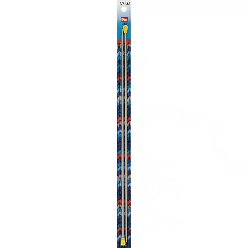 191475 Спицы прямые, алюминий, 40 см, 3,50 мм, Prym
