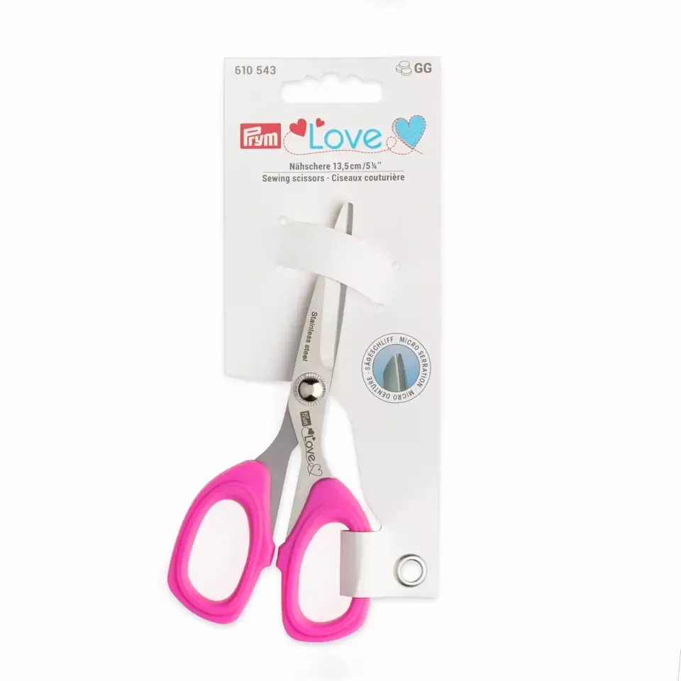 610543 Ножницы для шитья Love 13,5 см, Prym