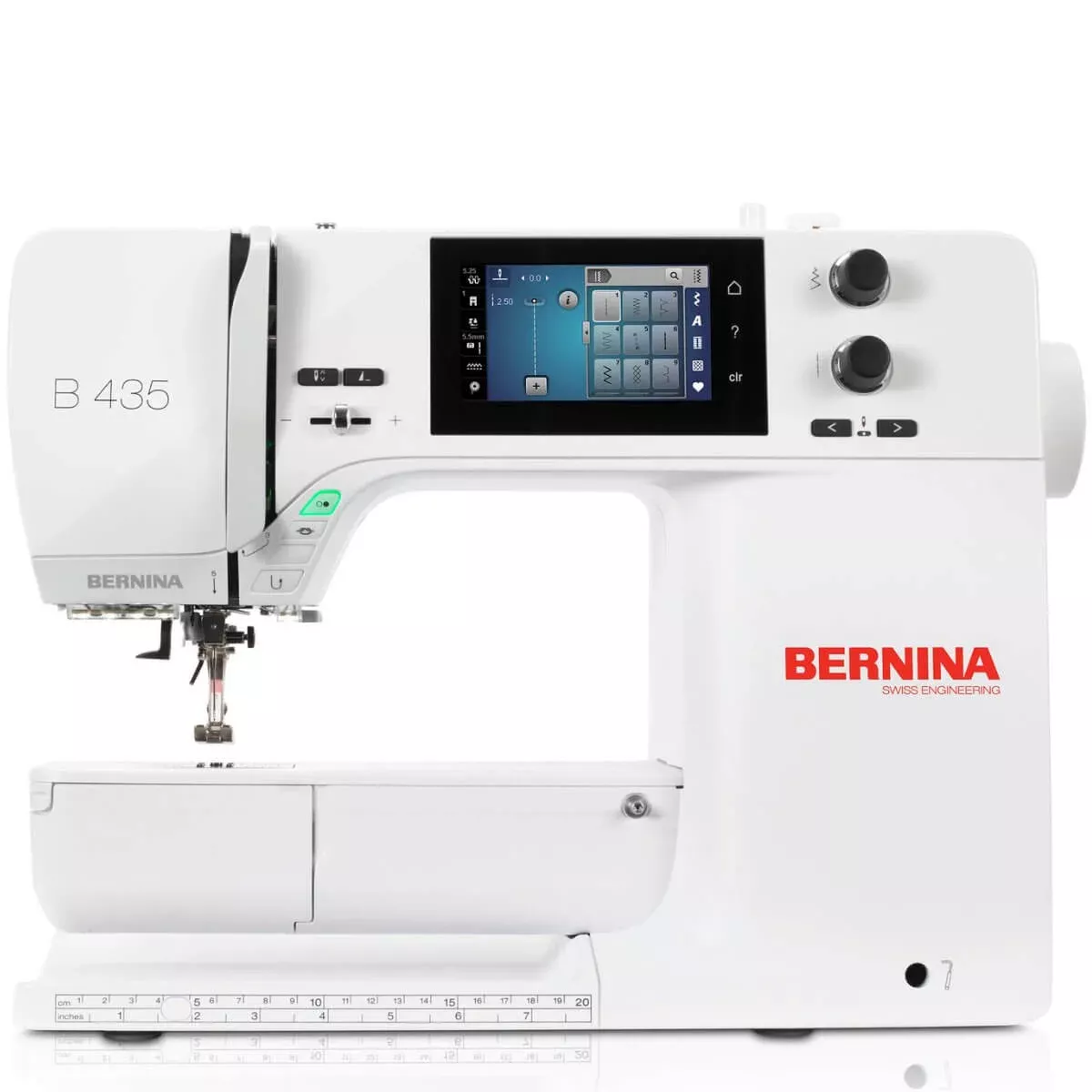 Bernina 435 — сенсорный дисплей