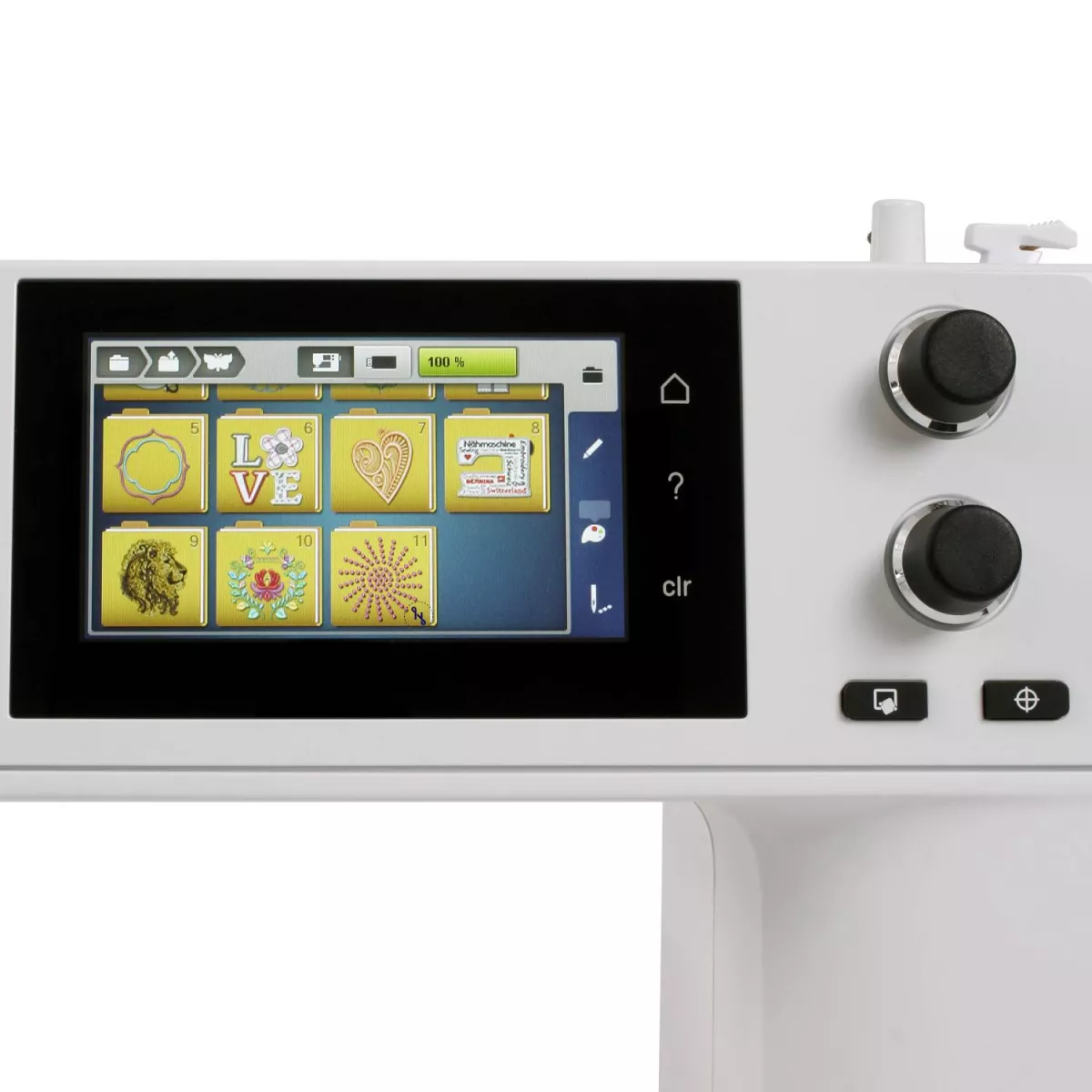 BERNINA 500 — цветной сенсорный экран