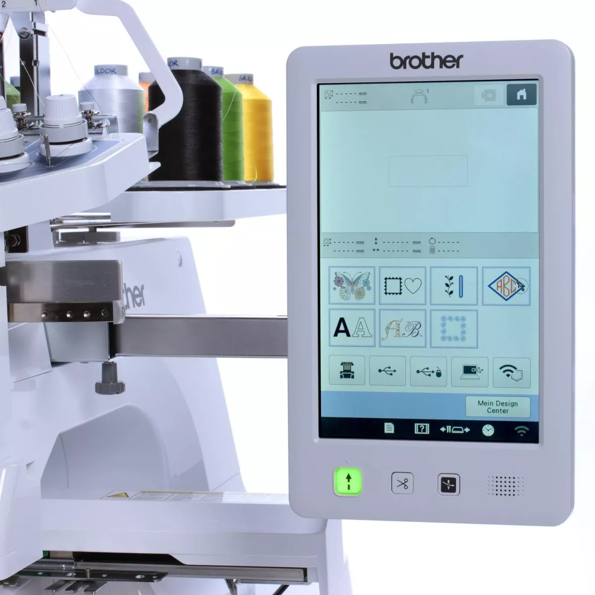 Brother PR1055X — сенсорный дисплей