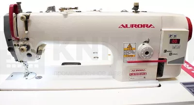 ПРЯМОСТРОЧНАЯ ПРОМЫШЛЕННАЯ ШВЕЙНАЯ МАШИНА С ИГОЛЬНЫМ ПРОДВИЖЕНИЕМ AURORA A-721D-05 (прямой привод+стол)
