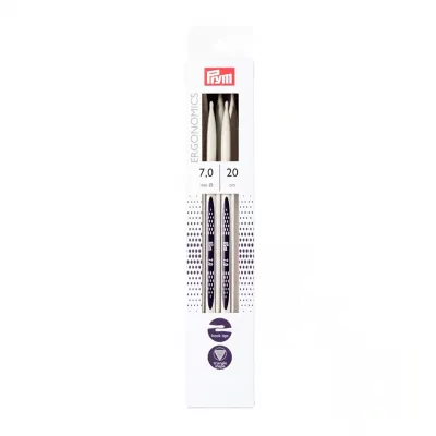 194209 Спицы чулочные, пластик, 20 см, 7,0 мм, Prym Ergonomics