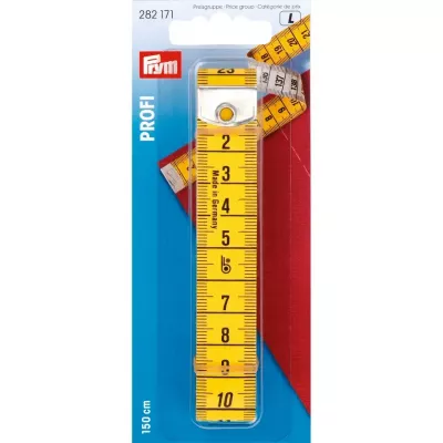 282171 Измерительная лента (сантиметр) Profi с наконечником, 150см/см, Prym