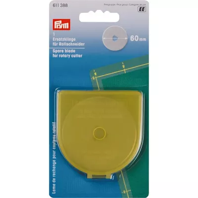 611388 Сменное прямое лезвие для раскройного ножа Jumbo 60мм Prym