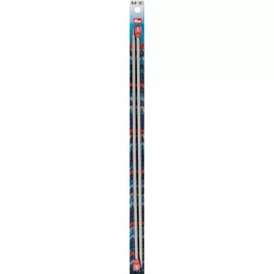 191478 Спицы прямые, алюминий, 40 см, 5,00 мм, Prym