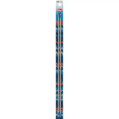 191463 Спицы прямые, алюминий, 35 см, 3,00 мм, Prym
