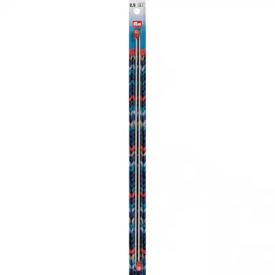 191462 Спицы прямые, алюминий, 35 см, 2,50 мм, Prym