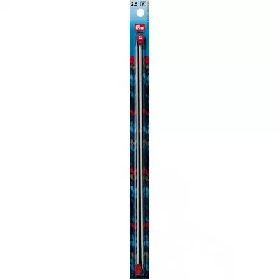 191451 Спицы прямые, алюминий, 30 см, 2,50 мм, Prym