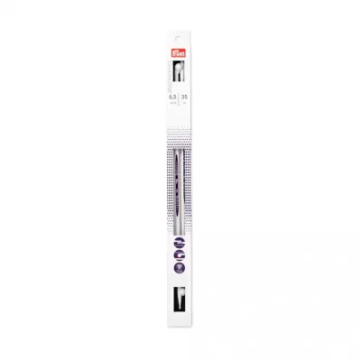 190359 Спицы прямые, пластик, 35 см, 6,50 мм, Prym Ergonomics