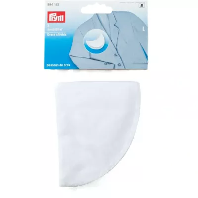 994182 Подмышники, (L), белый, Prym