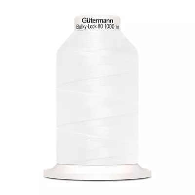 Нитки Gutermann Bulky-Lock №80 1000м. Оверлочные текстурированные нитки