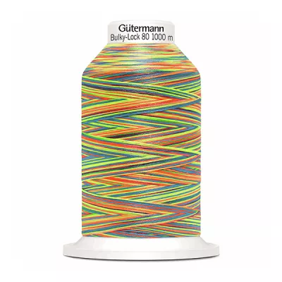 Нитки Gutermann Bulky-Lock №80 Multicolour 1000м