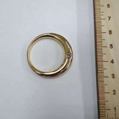 Кольцо d 25 мм, золото