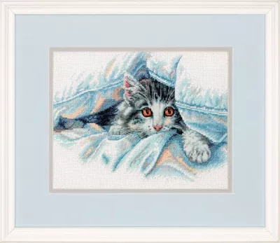 70-35341 Набор для вышивания Кошачий комфорт (Cat Comfort), 25.4 x 20.3 см, Dimensions