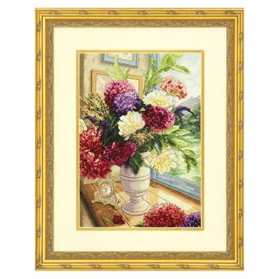 70-35328 Набор для вышивания Летний букет (Summer bouquet), 25.4 x 35.5 см, Dimensions