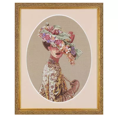 3823 Набор для вышивания Викторианская элегантность (Victorian Elegance), 28 x 38 см, Dimensions