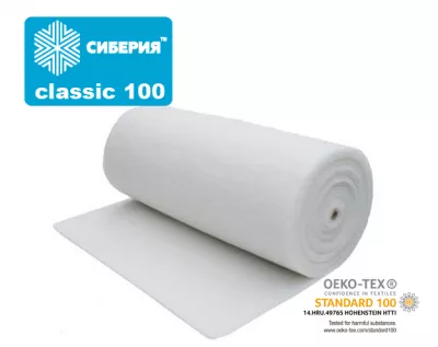 Утеплитель СИБЕРИЯ CLASSIC 100 г/м2, без каландра