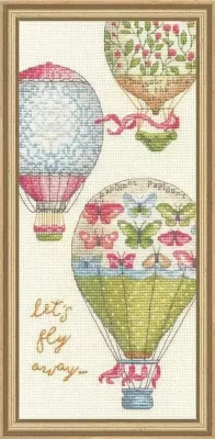 70-65181 Набор для вышивания Давай улетим отсюда (Lets Fly Away), 10.1 x 20.3 см, Dimensions