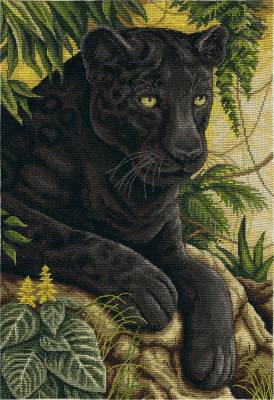 Набор для вышивания PANNA J-1697  ( Ж-1697 )  Черный бархат джунглей