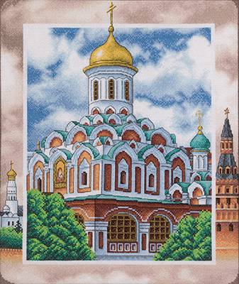 Набор для вышивания PANNA CM-1703  ( ЦМ-1703 )  Казанский собор на Красной площади