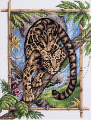 Набор для вышивания PANNA J-1711  ( Ж-1711 )  Дымчатый леопард