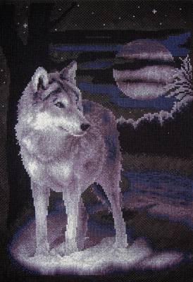 Набор для вышивания PANNA J-0462  ( Ж-0462 )  Белый волк