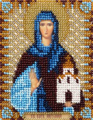 Набор для вышивания PANNA CM-1752  ( ЦМ-1752 )  Икона Святой преподобной Ангелины Сербской