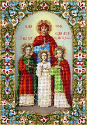 Набор для вышивания PANNA CM-1807  ( ЦМ-1807 )  Икона  Святых мучениц Веры, Надежды, Любови и матери их Софии
