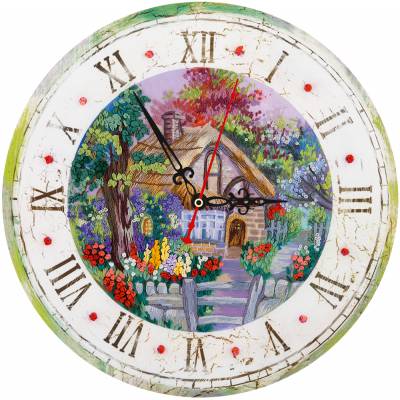 Набор для вышивания PANNA Живая картина   JK-2107  ( ЖК-2107 )  Часы с домиком