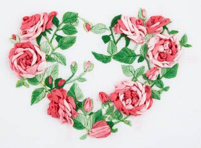 Набор для вышивания PANNA Живая картина   JK-2114  ( ЖК-2114 )  Сердце из роз