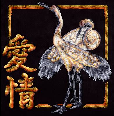 Набор для вышивания PANNA I-1980  ( И-1980 )  Иероглиф Любовь