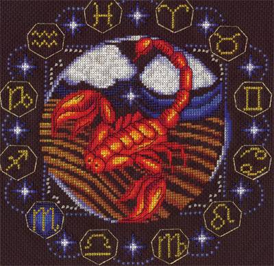 Набор для вышивания PANNA ZN-0929  ( ЗН-0929 )  Знаки Зодиака. Скорпион