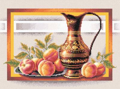 Набор для вышивания PANNA N-0295  ( Н-0295 )  Натюрморт с персиками