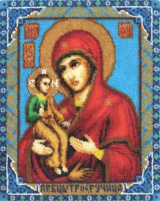 Набор для вышивания PANNA CM-1277  ( ЦМ-1277 )  Икона Божией Матери Троеручица (бисер)