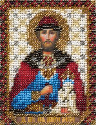 Набор для вышивания PANNA CM-1268  ( ЦМ-1268 )  Икона св. благоверного князя Дмитрия Донского
