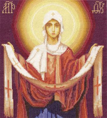 Набор для вышивания PANNA CM-1270  ( ЦМ-1270 )  Икона Божией Матери Покров Пресвятой Богородицы