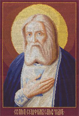 Набор для вышивания PANNA CM-1075  ( ЦМ-1075 )  Икона Святого Преподобного Серафима Саровского Чудотворца
