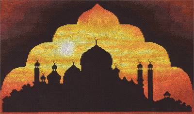 Набор для вышивания PANNA AS-1316  ( АС-1316 )  Мечеть на закате