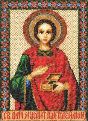 Набор для вышивания PANNA CM-1206  ( ЦМ-1206 )  Икона Св. Великомученика и целителя Пантелеймона 