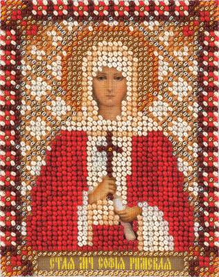 Набор для вышивания PANNA CM-1463  ( ЦМ-1463 )  Икона Святой мученицы Софии Римской
