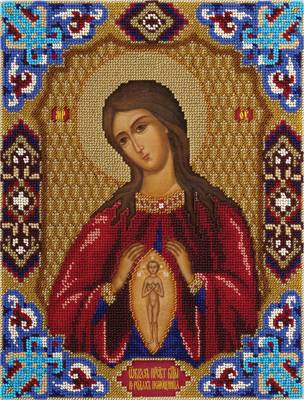 Набор для вышивания PANNA CM-1469  ( ЦМ-1469 )  Икона Божией Матери В родах Помощница