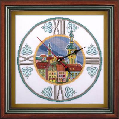 Набор для вышивания PANNA CH-1580  ( Ч-1580 )  Часы на старой ратуше
