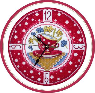 Набор для вышивания PANNA CH-1581  ( Ч-1581 )  Часы для уютной кухни