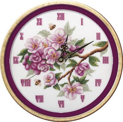 Набор для вышивания PANNA CH-1579  ( Ч-1579 )  Часы. Цветут сады