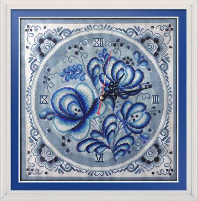 Набор для вышивания PANNA CH-1622  ( Ч-1622 )  Часы. Синие мечты