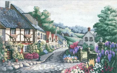 3817 Набор для вышивания Воспоминания (Memory Lane), 46 x 28 см, Dimensions
