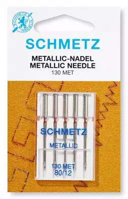 Иглы металлизированные 5шт, Schmetz