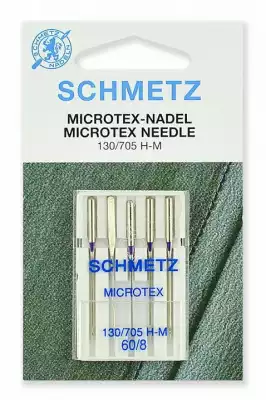 Иглы микротекс (особо острые) 5шт, Schmetz